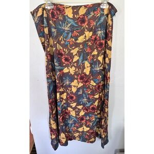 VTG Classics By Jantzen Tropical Floral Boho Midi Skirt Size:16 EUC‎